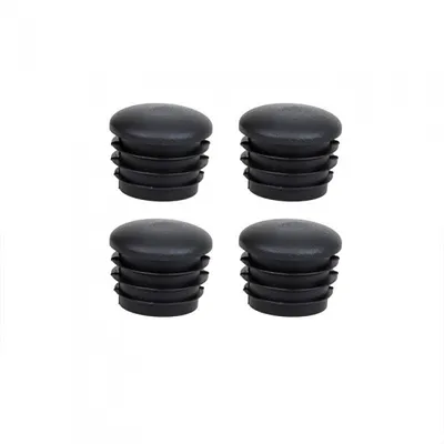 Produktbild von Schusskappe Ø 25 mm Kunststoff schwarz 4 Stück