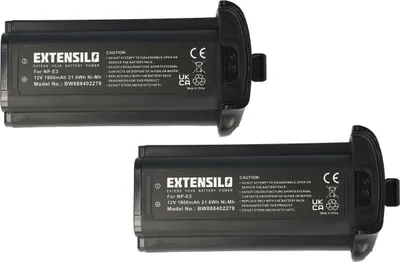 Produktbild von EXTENSILO 2x Akku Ersatz für Canon 7084A002, 7084A001, NP-E3 für Kamera (1800 mAh, 12 V, NiMH)