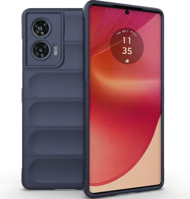 Obrázek produktu pro Pouzdro pro Motorola Edge 50 Fusion Měkké TPU Silikonové Nárazuvzdorné Ochranné Pouzdro Tmavě modrá