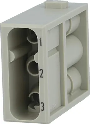 Immagine prodotto di HARTING Han C Modulo inserto maschio (M) Connettore a crimpare, 3 poli 690 V, 40 A - 1 pezzo
