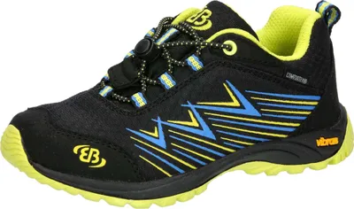 Produktbild von Brütting Chesna Low Jungen Synthetik Trekkingschuhe schwarz, atmungsaktiv, wasserdicht, Schnellschnürsystem