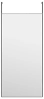 Image de vidaXL Miroir de porte noir 30x60 cm verre et aluminium