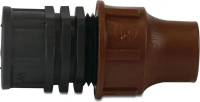 Zdjęcie produktu dla Nakrętka PP 16 mm x 1/2" lock x GW brązowy type BF-62-50 lock