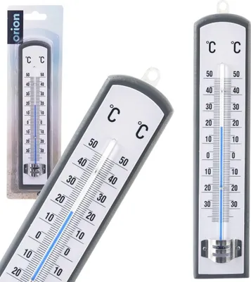 Produktbild von Klassisches Holzthermometer für den Innen- und Außenbereich