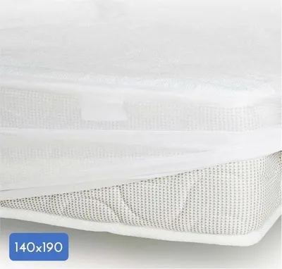 Produktbild von Matratzenschoner 140 x 190 x 25 cm, 100% Baumwolle, 170 g/m²