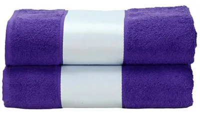 Produktbild von A&R AR087 | SUBLI-Me® Big Towel - Badetuch - 100 x 210 cm - Farbe: Purple - Größe: 100 x 210 cm