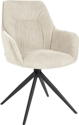 Produktbild von CLP Esszimmerstuhl Jules Stoff,creme