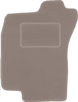 Produktbild von Fahrerfußmatte Velours beige passend für Fiat Tipo I (1988-1995, Schrägheck) – mit Befestigungen – passgenau