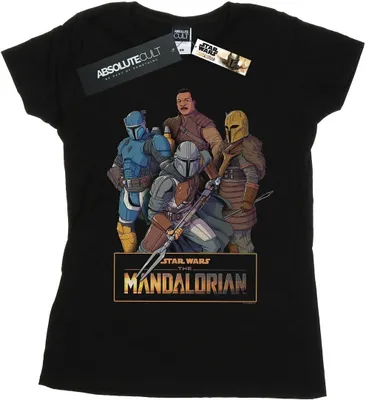 Produktbild von Star Wars - "The Mandalorian" T-Shirt für Damen BI42993 (XXL) (Schwarz)