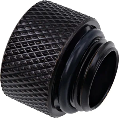 Produktbild von Alphacool 17254, Schwarz, 1/4", Männlich/Weiblich, 18 mm, 10 mm, 10 mm
