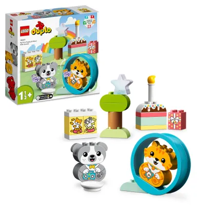 Obrázok produktu pre Stavebnicová hra?ka LEGO DUPLO 10977 Moje prvé šteniatko a ma?iatko so zvukom (22 dielikov)