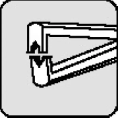 Produktbild von Abisolierzange L.160mm verchr.Mehrkomp.-Hülle m.Öffnungsf.KNIPEX