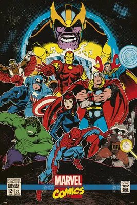Image de Marvel - Comics - Heroes - Poster print 61x91,5 cm