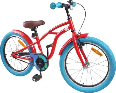 Produktbild von vidaXL Kinderfahrrad 22 Zoll für 7-12 Jahre alt Rot