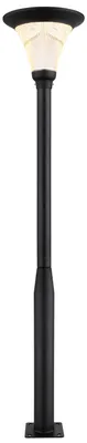 Produktbild von Globo Solarleuchte Aluminium Druckguss Grau, 1Xled LED Solarleuchte 8W CCT IP54 Grau Matt, Aluminium Druckguss Fernbedienung Ø42,3cm 36911