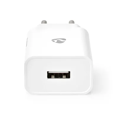 Immagine prodotto di Nedis WCHAU242AWT Wandlader 2,4 A 1 Uitgang Usb-a Wit