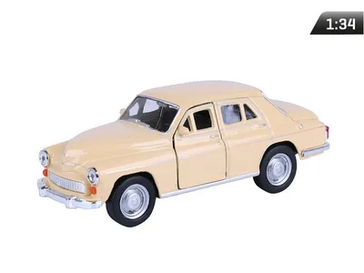 Produktbild von Modellauto 1:34 PRL Warszawa 224 Creme, Metall Plastik,
