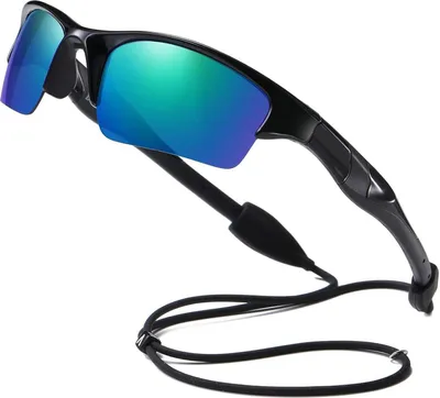 Image de Lunettes de soleil de sport enfants polarisées protection UV 4-7 ans bleu K014