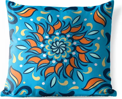 Produktbild von MuchoWow® Outdoor Kissen - Blume - Blätter - Quadrat - 45x45 cm - Wetterfest - Lounge Kissen - Fotokissen - Dekoratives Kissen