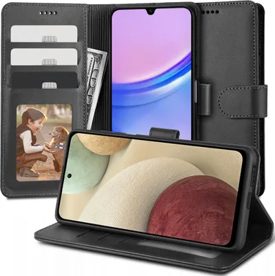 Obrázok produktu pre Kaardivahega mobiiliümbris Tech-Protect Galaxy A15 4G/5G Wallet, must