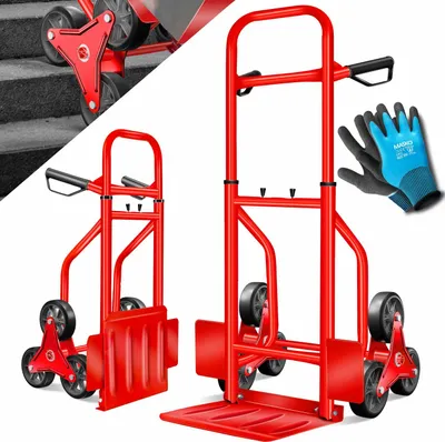 Produktbild von Masko® Treppenkarre Sackkarre 200kg Transportkarre Treppensteiger Stapelkarre