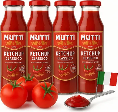 Produktbild von Ketchup Classico deliziosamente intenso 300g - Mutti x4