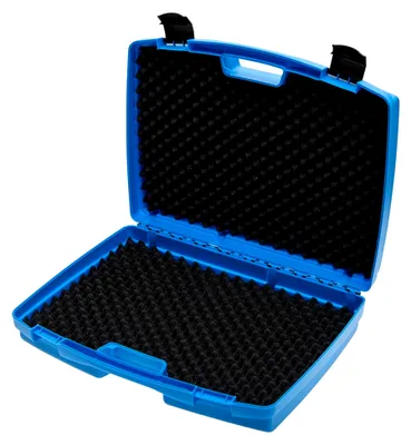 Produktbild von Transportkoffer, blau mit Schaumstoffeinlage rutschfest sicherer Transport