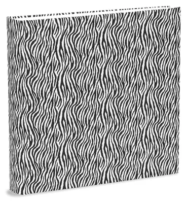 Zdjęcie produktu dla Album na zdjęcia z tkaniny, wzór zebry, wymiary 31 x 31 cm
