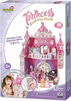 Productafbeelding van Cubic Fun CUBICFUN: 3D-puzzel, prinsessenhuis voor een verjaardag