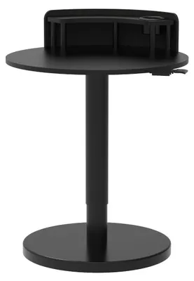 Zdjęcie produktu dla Czarny mobilny stolik pod laptopa Spacetronik Buddy z regulacją wysokości