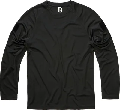 Produktbild von Brandit Quickdry Langarmshirt schwarz, M