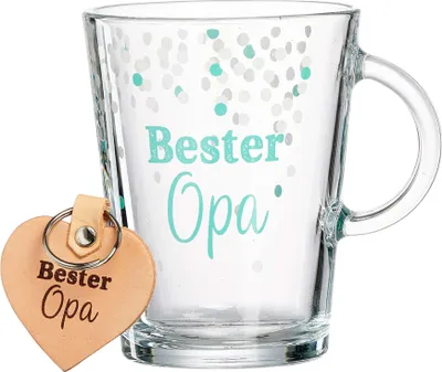 Image de Ritzenhoff & Breker Ensemble de tasses à thé "BESTER OPA" 2 pièces en verre