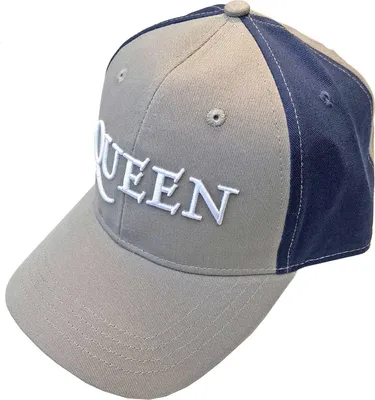 Produktbild von Queen - Baseball-Mütze Logo für Herren/Damen Uni RO6066 (Einheitsgröße) (Grau/Marineblau)