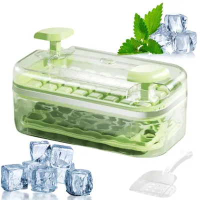 Produktbild von Eiswürfelbehälter mit Deckel für perfekte Eiswürfel