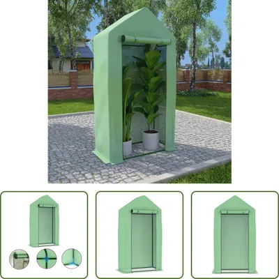 Obrázek produktu pro The Living Store Skleník s ocelovým rámem 0,5 m² 1x0,5x1,9 m