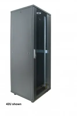 Produktbild von INTELLINET 19" Netzwerkschrank Basic 42HE 60x80 Flatp sw (Speditionsversand)
