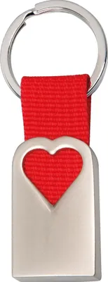 Produktbild von Schlüsselanhänger "Herz" / mit trendigem Nylonband