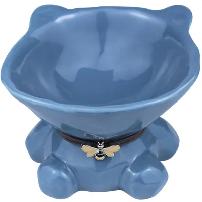 Immagine prodotto di Ciotola in Vetroceramica per cani e gatti - 14x13x11 cm