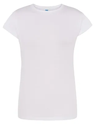 Image de JHK - T-shirt « Comfort » pour femmes LT3441 (L) (blanc)