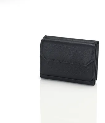 Produktbild von Josephine Osthoff Geldbörse Slim Wallet mit Münzfach und RFID Schutz, Geldbeutel für Damen und Herren, handgefertigt aus 100% Echtleder