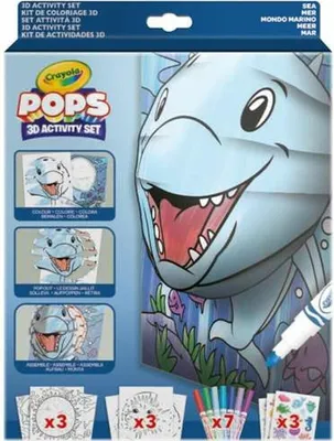 Obrázek produktu pro Bastelspiel Crayola 3D Color Pops Marineblau