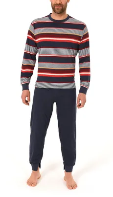 Obrázek produktu pro Pánský kojící overal s dlouhým rukávem, zipem na zádech a nohavicích 181 170 90 005 ; červená/navy , S