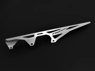 Obrázek produktu pro Ochranný kryt řetězu kompatibilní s Triumph Tiger 800 / XC BJ 2010-20 Logo silver