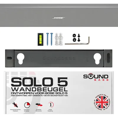 Productafbeelding van Solo 5 wandbeugel voor Bose Solo 5 soundbar - Compleet montageset
