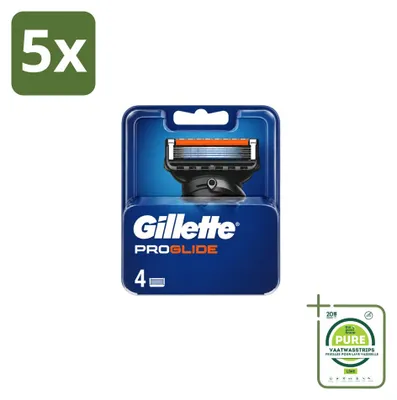 Immagine prodotto di 5 lame di ricambio per rasoio Gillette Fusion5 ProGlide - Confezione grande - 5 pezzi