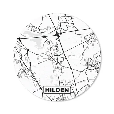Produktbild von MuchoWow® Mauspad Mousepad Karte - Hilden - Stadtplan 40x40 cm - Mousepads - Maus Mat - Pad - Mausunterlage - Schreibtisch Accessoires