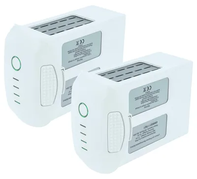 Produktbild von vhbw 2x Akku kompatibel mit DJI Phantom 4 Drohne Multicopter Quadrocopter (5350 mAh, 15,2 V, Li-Polymer)