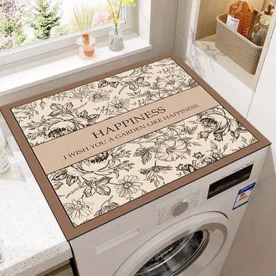 Imagen del producto de Base absorbente para lavadora y secadora, fabricada con tierra de diatomeas, 60 x 60 cm