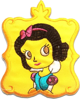 Produktbild von Schneewittchen - Aufnäher, Bügelbild, Aufbügler, Applikationen, Patches, Flicken, Zum Aufbügeln, Größe: 8.2 x 10.3 cm