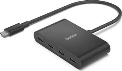 Obrázek produktu pro Belkin CONNECT USB-C na 4portový rozbočovač USB-C AVC018btBK